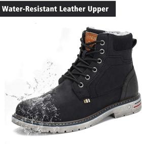 img 3 attached to 🥾 Anti-Slip Water-Resistant Winter Hiking Boots for Women and Men with Warm Lining