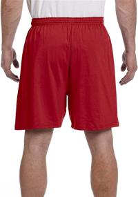 img 2 attached to 🩳 Premium Comfort and Style: Champion Cotton Gym Shorts 8187