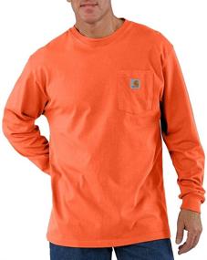 img 1 attached to Carhartt Workwear Long Sleeve Regular X Large Men's Clothing