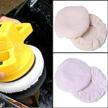 🚗 kingzhuo 4-pack polishing bonnet buffer pads for 9 inch & 10 inch car polisher | 10 inch buffer pads | 10 inch buffing pads | 9'' buffer bonnets | 10-in buffer polisher logo