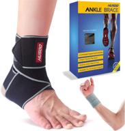 👣 breathable compression support for ankle husoo logo