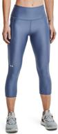 👖 high-quality heatgear women's high waisted capri leggings with pockets by under armour logo