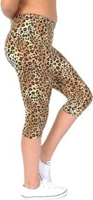 img 3 attached to 🌈 Ultimate Comfort: Stretch is Comfort Girl's Oh So Soft Capri Knee Length Leggings