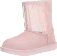 👢 детские ugg classic glitter модные ботинки - унисекс обувь логотип