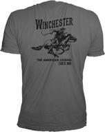 👕 vintage graphic military men's clothing by official winchester: an authentic style statement logo