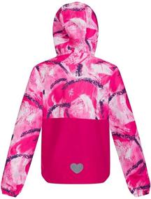 img 2 attached to 🧥 Оставайтесь теплыми и сухими с M2C Утепленным утепленным ветровкой с капюшоном для мальчиков и девочек с водонепроницаемым покрытием и флисовой подкладкой.