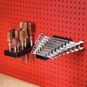 img 4 attached to 🔧 Efficient and Practical Medium Screwdriver Holder Accessories for Pegboard Organization