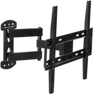 📺 mount-it! full motion tv wall mount: corner bracket, vesa 400 x 400 compatible, swivel, tilt - fits 32-50 inch tvs, 66 lbs capacity logo