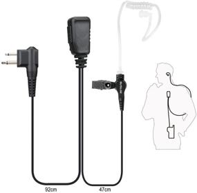 img 2 attached to 🎧 Retevis Acoustic Tube Walkie Talkie Earpiece with Mic 2 Pin: Compatible with Motorola Walkie Talkies - Perfect Security Two Way Radio Headset with PTT (1 Pack)