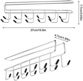 img 3 attached to Stainless Steel Kitchen Cabinet Wardrobe Clothing Organizer