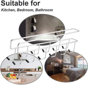 img 2 attached to Stainless Steel Kitchen Cabinet Wardrobe Clothing Organizer