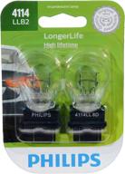 💡 philips 4114llb2 4114 extended life miniature bulb, 2 pack logo