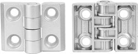 img 1 attached to 🔧 2020 Series Aluminum Extrusion Profile Connector Set: Durable Zinc Alloy Hinge & Slot 6mm Rail Accessories Hinge Install Kit