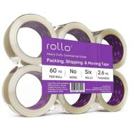 clear noise packing tape by rollo logo