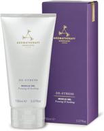 🌿 aromatherapy associates de-stress muscle gel: therapeutic body soothing gel with rosemary, ginger, and black pepper essential oils (5.07 oz) logo