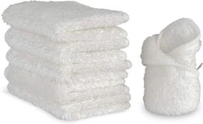 img 4 attached to 🧽 Premium Microfiber Cleaning Cloth Kitchen Towels and Dishcloths Set - Highly Absorbent Dish Rags for Housework - Thick and Soft Washcloths - Quick Drying - Pack of 6 (12"x12" & 7"x9")