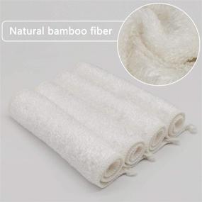 img 3 attached to 🧽 Premium Microfiber Cleaning Cloth Kitchen Towels and Dishcloths Set - Highly Absorbent Dish Rags for Housework - Thick and Soft Washcloths - Quick Drying - Pack of 6 (12"x12" & 7"x9")