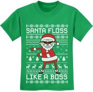 🎅 get your kids into the christmas spirit with santa floss like a boss tshirt! logo