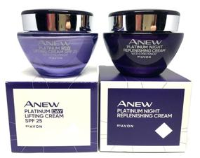 img 3 attached to 💎 AVON Anew Platinum Define & Contour: Day and Night Cream Bundle - Set of 2