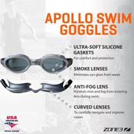 zone3 womens apollo goggles silver logo