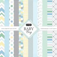 👶 scrapbook customs 37474 themed paper scrapbook kit for baby boys: a perfect keepsake collection logo