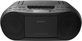 img 3 attached to 🎶 Sony CFDS70B.CEK Classic CD and Tape Boombox with Radio - Black: Experience Timeless Music Entertainment