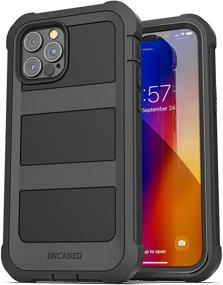 img 3 attached to 📱 Rugged Encased BallisticShield Protective Case for iPhone 12 Pro - Military Grade with Belt Clip Holster (Black)