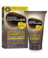 just men control reducing shampoo hair care logo