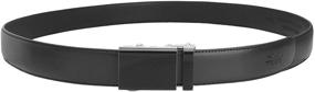 img 3 attached to 👔 Falari XL42 Men's Leather Ratchet Adjustable Belt Accessories 73-7015