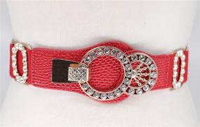 img 2 attached to Spatart Leather Stretch Rhinestone Elastic