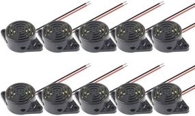 img 4 attached to 🔔 BNYZWOT Active Piezo Electric Buzzer Alarm DC 3-24V - 10Pcs - Continuous Beep, Electronic Sounder