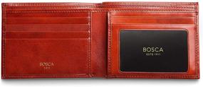 img 1 attached to 👔 Bosca Leather Executive Wallet Cognac: Stylish Men's Accessory for Wallets, Card Cases & Money Organizers