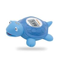 🐢 doli yearning baby bath thermometer: blue turtle shape with fahrenheit and celsius readings - ensuring kids' bathroom safety and fun logo