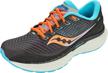 saucony s10595 40 triumph running charcoal sports & fitness logo