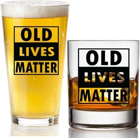 img 4 attached to Lives Matter Glass Whiskey Scotch