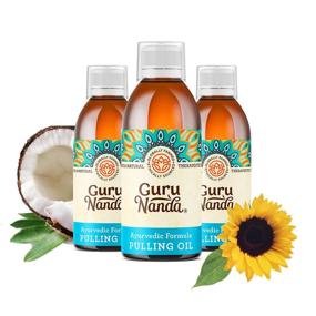 img 4 attached to 🌿 GuruNanda Oil Pulling: Ayurvedic Blend for Healthy Gums, Fresh Breath, and Whiter Teeth