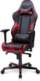 img 4 attached to 🎮 DXRacer RV131 Черно-кресло с красными акцентами для игр: Регулируемое эргономичное кресло для взрослых геймеров, стримеров и молодых игроков.