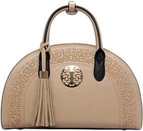 img 2 attached to 👜 QZUnique Chinese Cambered Shoulder Crossbody Women's Handbags, Wallets, and Shoulder Bags: Stylish and Practical Must-Haves!