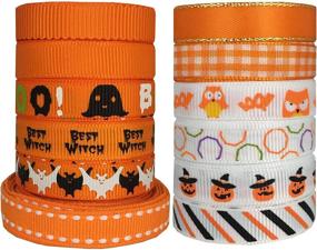 img 4 attached to DUOQU Halloween Grosgrain Printed Element