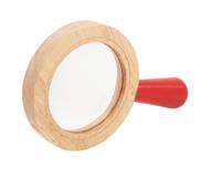 enhance your exploration with tickit wooden hand lens magnifying logo