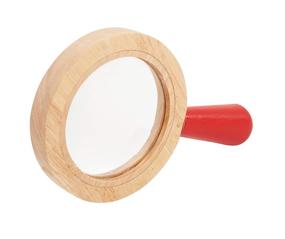 img 4 attached to Enhance Your Exploration with TickiT Wooden Hand Lens Magnifying