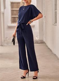 img 1 attached to 👗 Bdcoco Women's Apricot Jumpsuits Rompers - Trendy Women's Clothing and Stylish Jumpsuits, Rompers & Overalls for Women