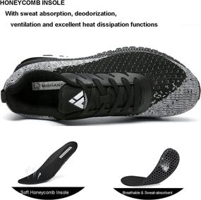 img 1 attached to High-Performance Mishansha Walking Running Athletic Sneakers for Men