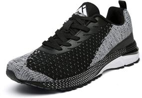 img 4 attached to High-Performance Mishansha Walking Running Athletic Sneakers for Men