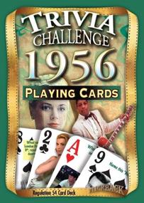 img 1 attached to 🃏 Flickback 1956 Trivia Playing Cards: Perfect Birthday Gift for History Enthusiasts