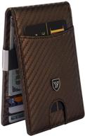 carbon fiber leather men's wallet money accessories: wallets, card cases, and money organizers logo