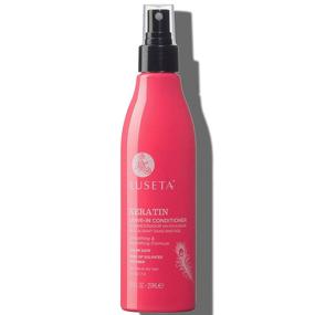 img 4 attached to 🔥 Luseta Keratin Leave-In Conditioner for Curly Hair - Anti Frizz, Detangling, Strengthening, Smoothing & Moisturizing Treatment - Sulfate Free, Color Safe - 8.5Fl Oz, Ideal for Natural, Dry & Damaged Hair