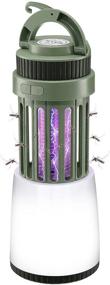 img 4 attached to 🦟 YUNLIGHTS 2-in-1 Electric Bug Zapper Outdoor, Retractable LED Mosquito Trap Lamp - Camping & Home Rechargeable Fly Zapper Mosquito Killer with Hanging Hook