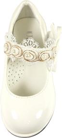 img 1 attached to Nova Toddler Mary Jane Style Dress 👧 Ballet Flats for Little Girls (Sizes Toddler 6-13)