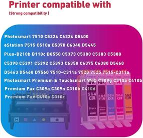 img 3 attached to HOTCOLOR 1 Pack 564 Printhead 5-Slot CB326-30002 CN642A Remanufactured &Amp